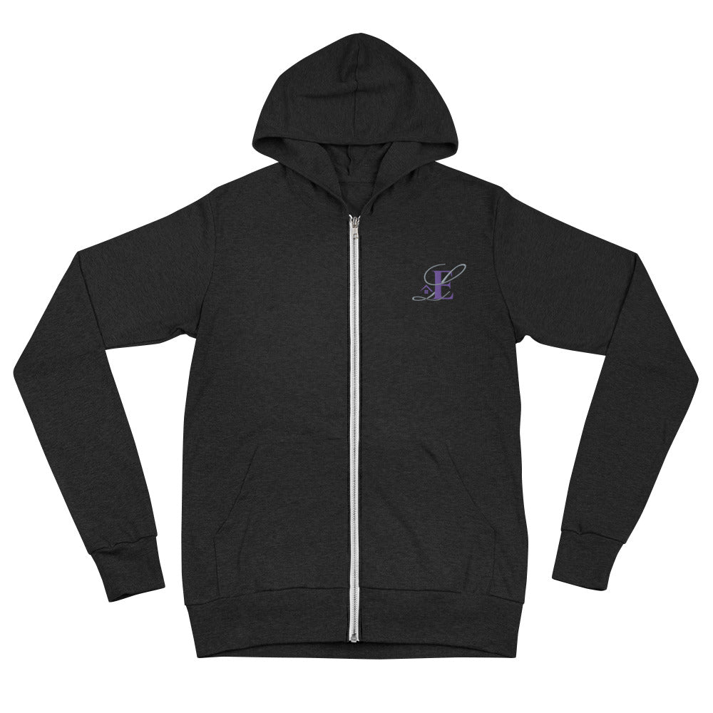 LOGO Embroidered - Unisex zip hoodie