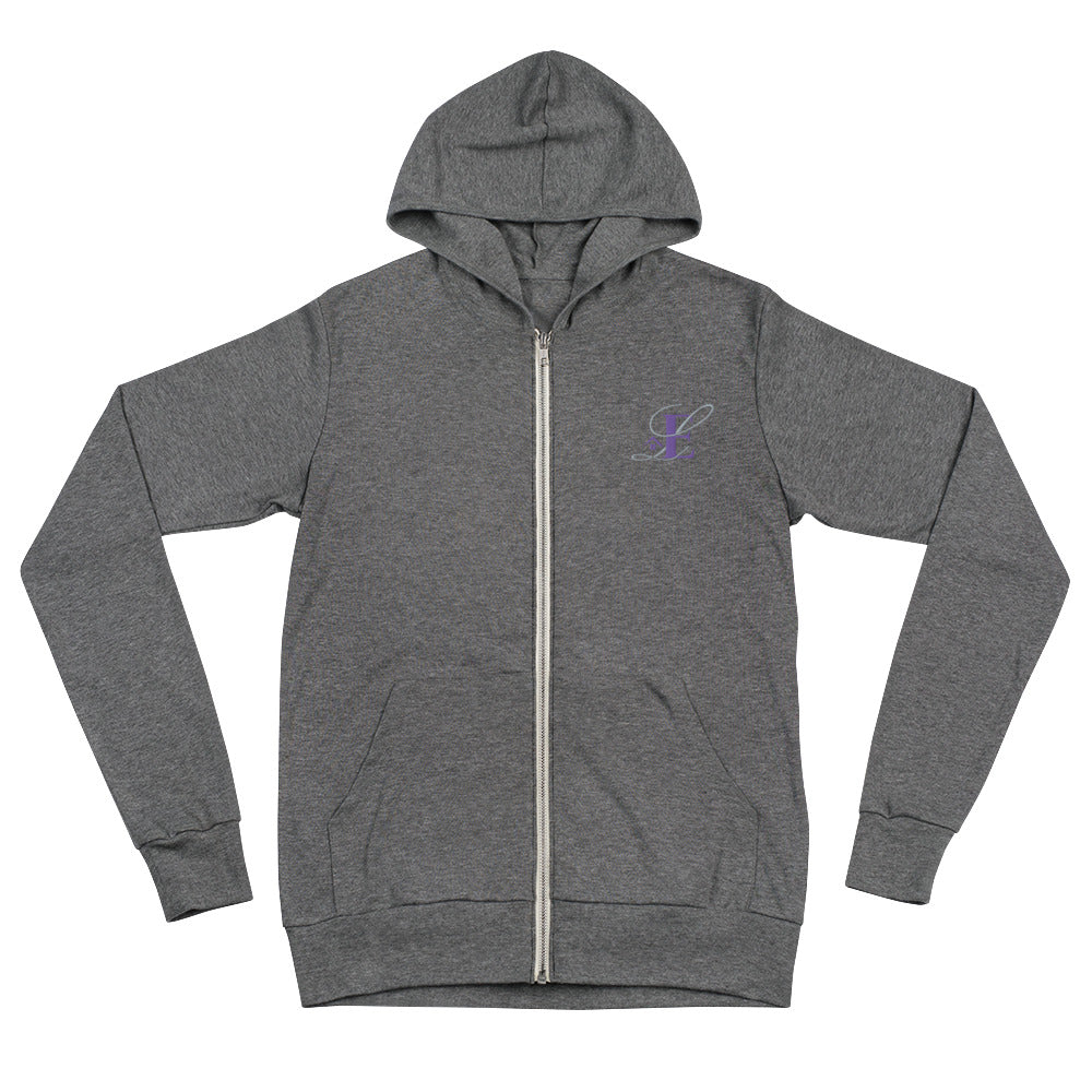 LOGO Embroidered - Unisex zip hoodie