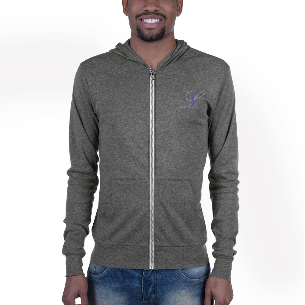 LOGO Embroidered - Unisex zip hoodie