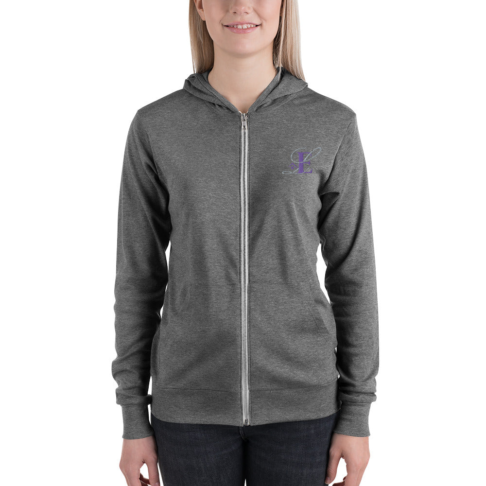 LOGO Embroidered - Unisex zip hoodie