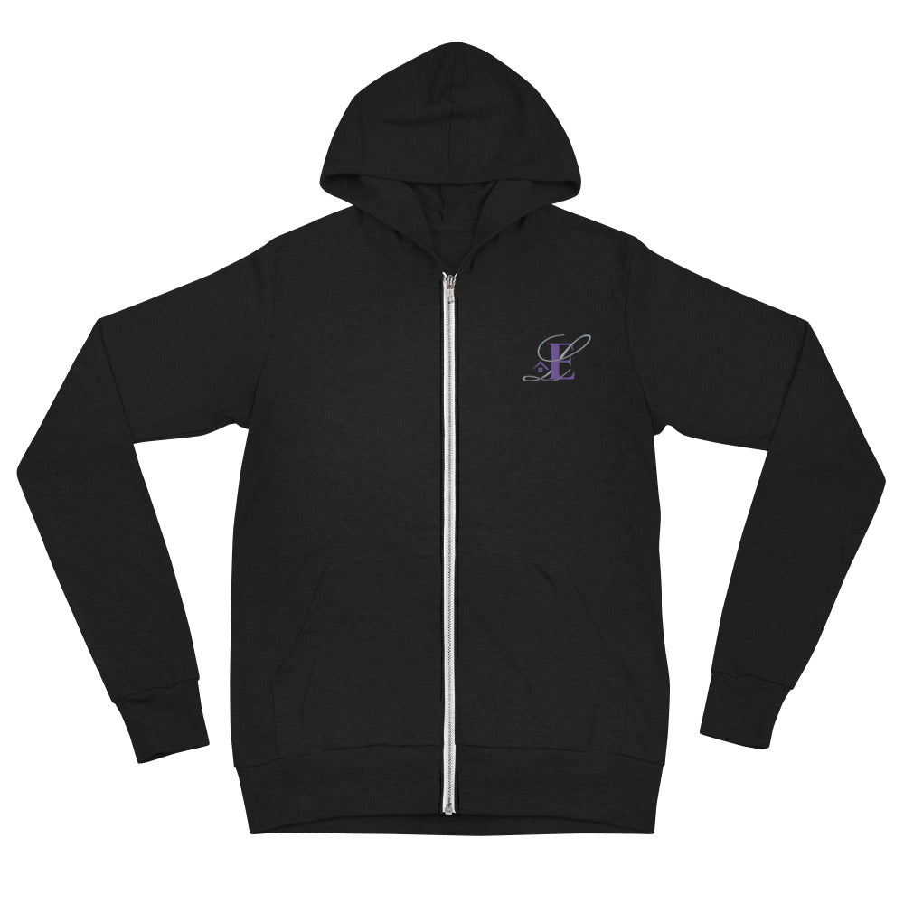 LOGO Embroidered - Unisex zip hoodie